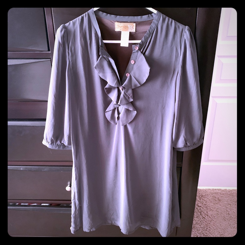 Francesca’s Grey Dress